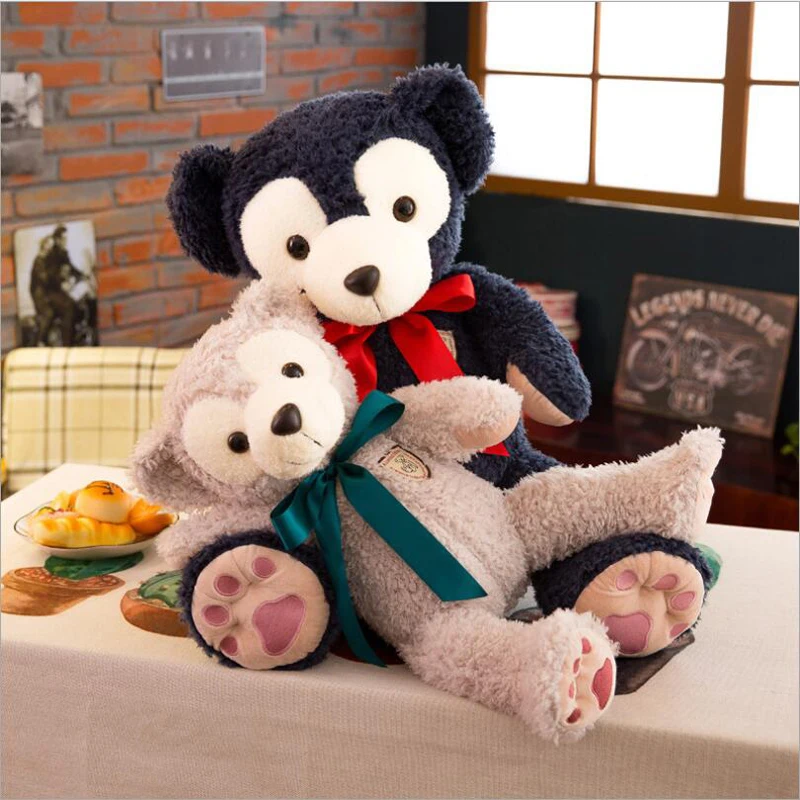 Новый стиль лента медведь короткая плюшевая игрушка чучело кукла подарок на день
