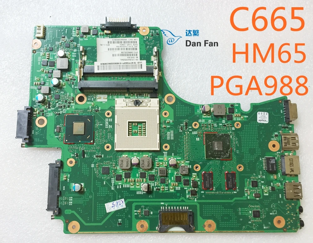

V000225190 For Toshiba C665 Laptop Motherboard Mainboard 100%tested fully work