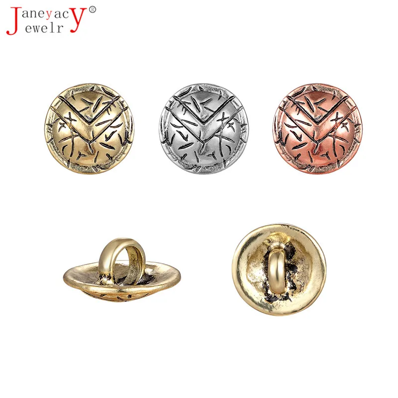 Модные аксессуары в стиле ретро Спартанский щит ожерелье браслет сделай сам