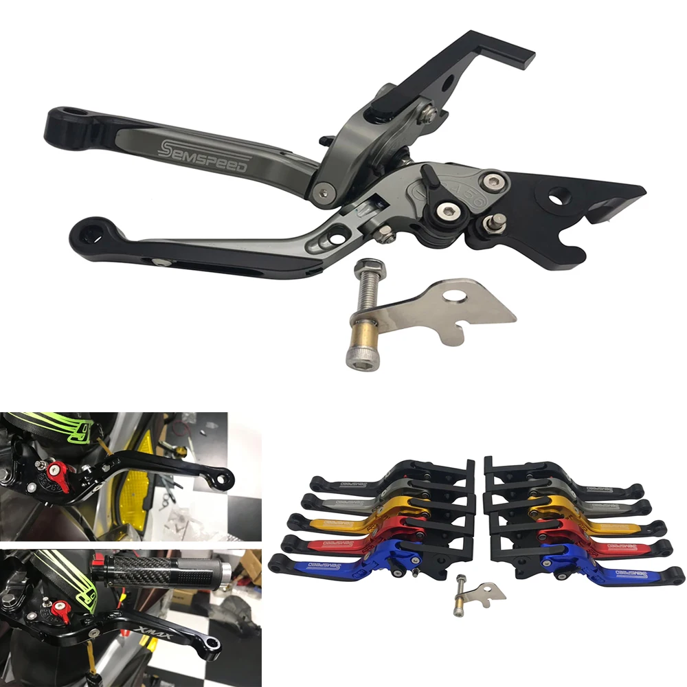 

Parking Levers For YAMAHA XMAX 250 125 XMAX 300 XMAX 400 2017 2018 2019 2020 scooter accessories folding extendable brake levers