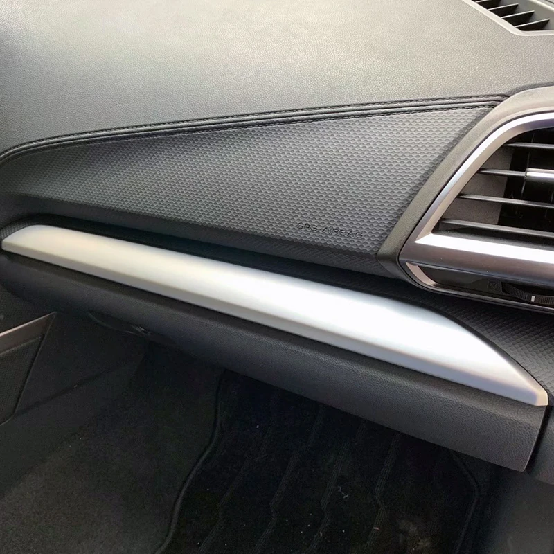 

6pcs car Center Console Frame Decoration Door Handle Window Switch Button Cover Trim For Subaru Forester SK 2019 Car accessories