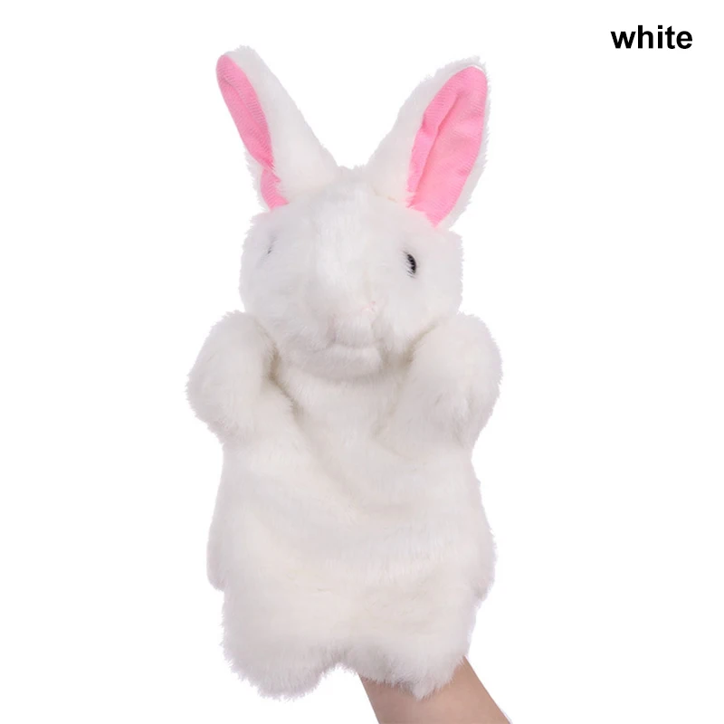 1 Pcs Hand Finger Puppet Animal Rabbit Doll Glove Plush Toy For Children Kids Gift BM88 | Игрушки и хобби