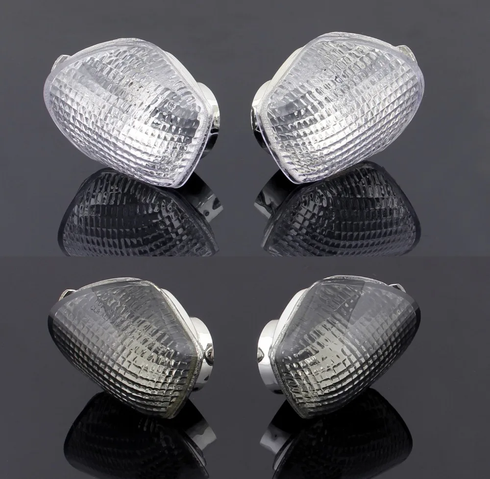 

Areyourshop For Honda CBR600 1991-1994 Front Motorcycle Front Turn Signals Light Lens Blinker Cover Clear Smoke Certified