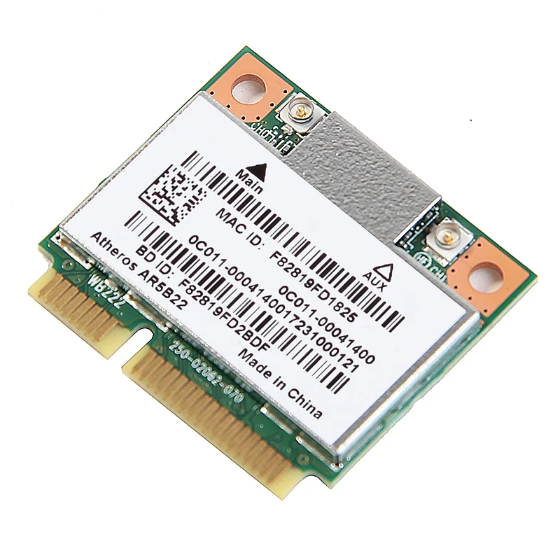 Двухдиапазонная Беспроводная WLAN мини Pci E Wi Fi карта Atheros AR5B22 300 Мбит/с адаптер с