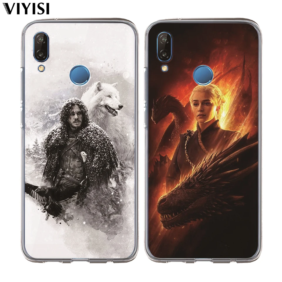 Case For Huawei Nova 3i 2 Plus Y5 2018 Y6 II Pro Y7 Smart P8 P9 Lite Game Thrones Jon Snow Tyrion Night King Soft Silicone Cover |