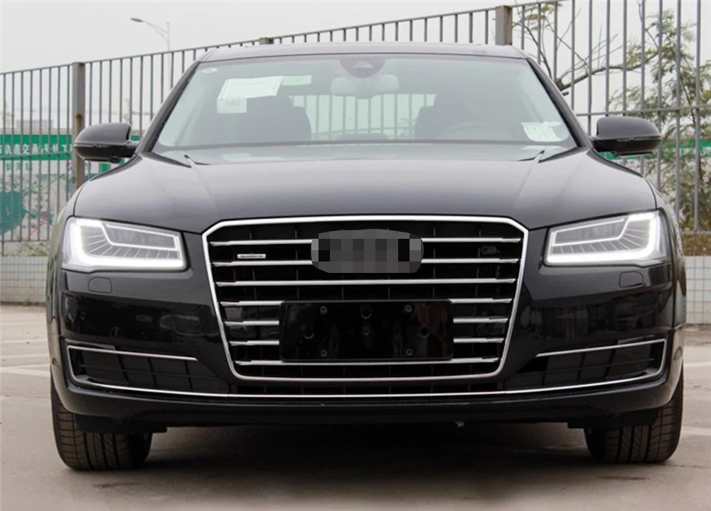 Для Audi A8 D4 крышка фары автомобиля Замена объектива Прозрачный передний авто чехол