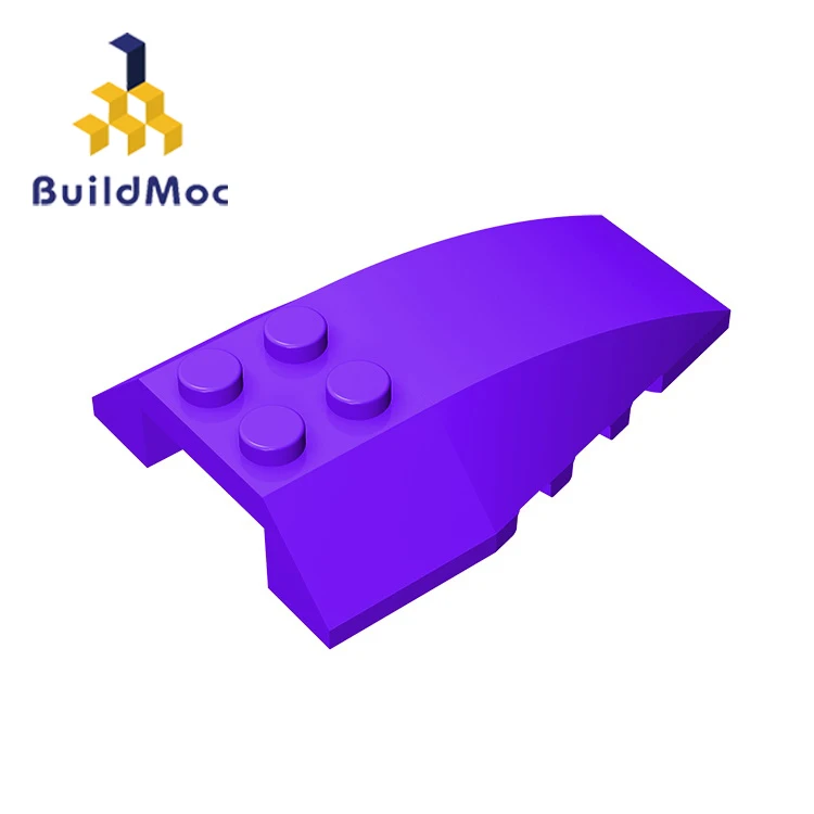 BuildMOC 43712 4x6 для строительных блоков детали сделай сам образовательные креативные