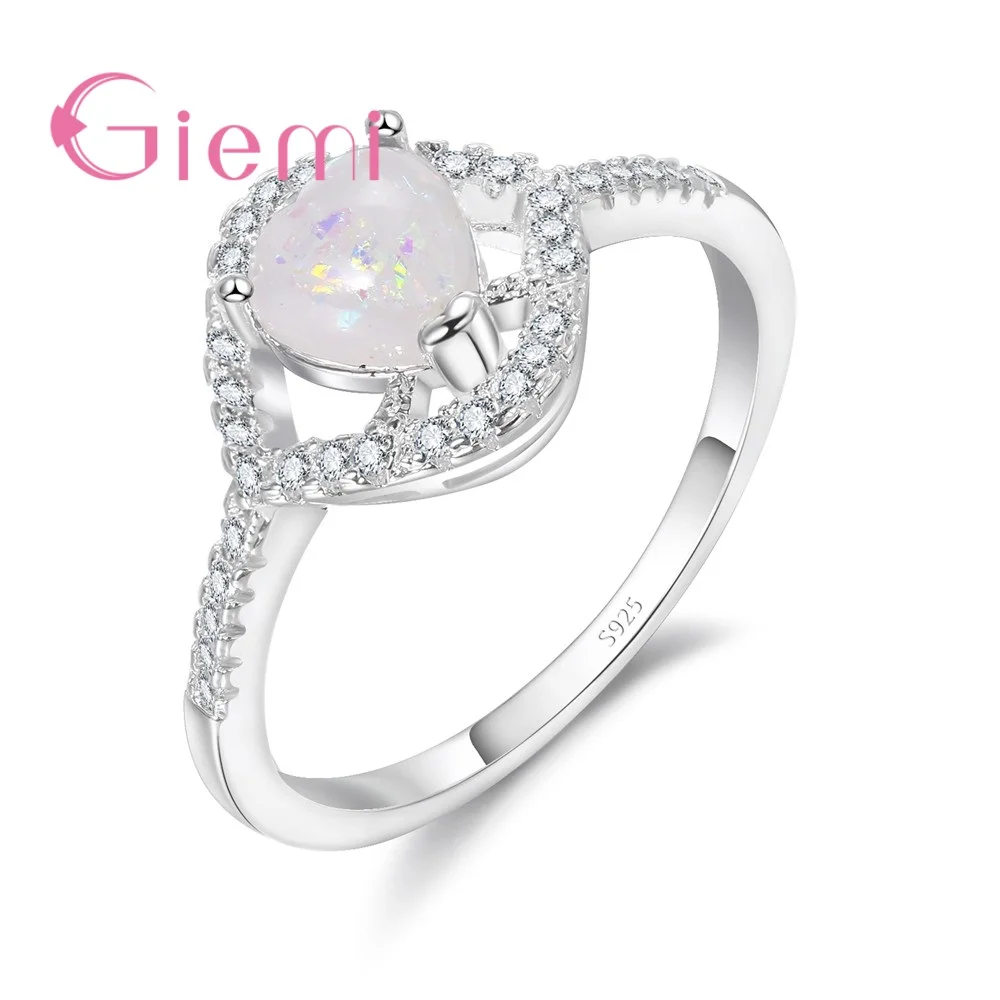 

Wholesale Pure 925 Sterling Silver Silvre Jewelry Paved Charm Luxury Heart Cut CZ Zircon Anniversary Rings for Women Femme