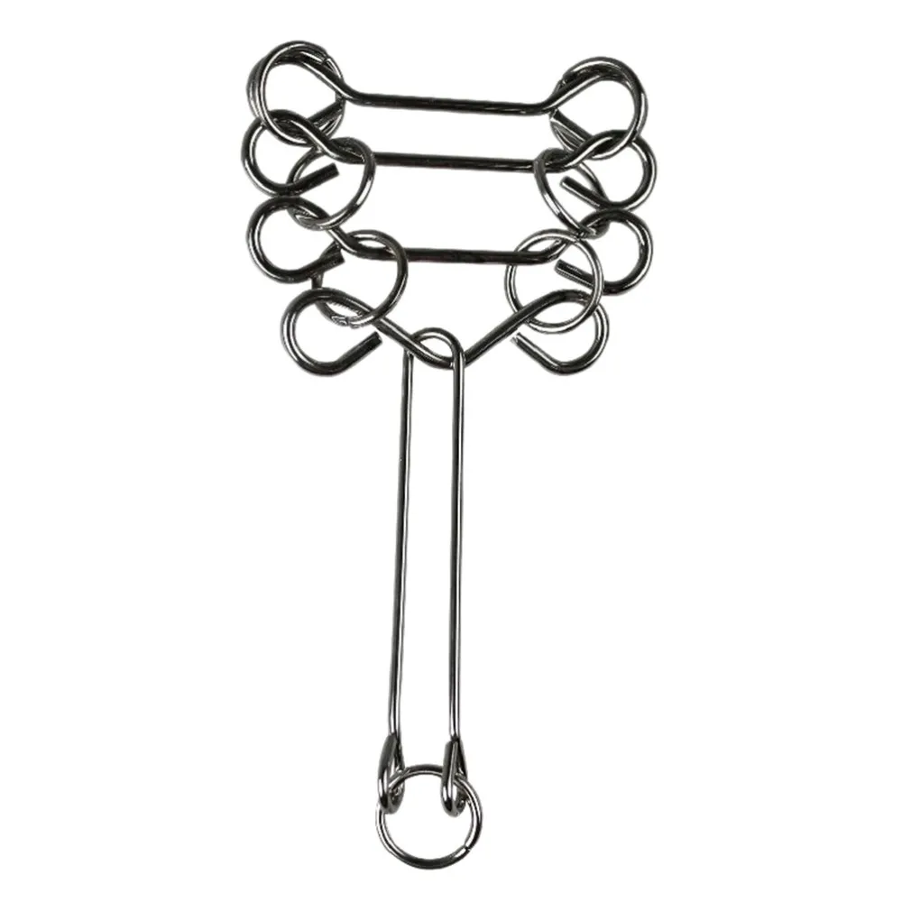 Magic Metal Ring Puzzle решение из металлического сплава, развивающие игры терпения практики мульти-образный интеллект игры головоломки