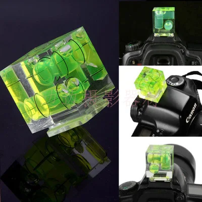 SLR Камера Уровень Горячий башмак фиксированный 3D уровень камеры пузырьковый