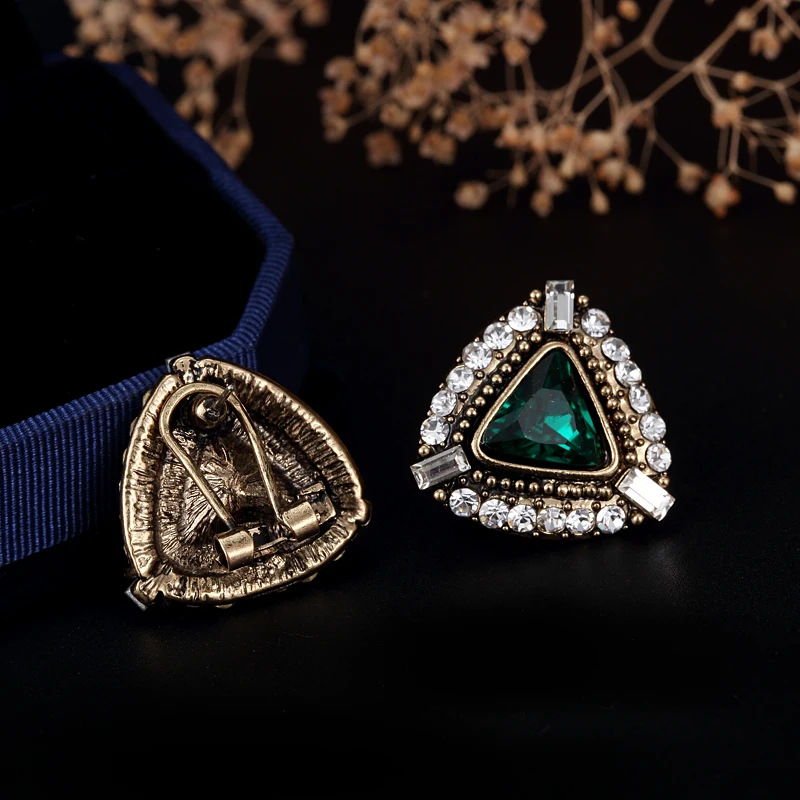 2017 Треугольник Стад Серьги Новые Моды Для Женщин Свадебные Чешские