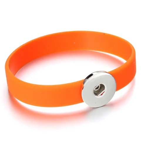 Силиконовый браслет для женщин и мужчин, 12 карамельных цветов, 18 мм, с кнопкой, для самостоятельного изготовления ювелирных изделий ZE579