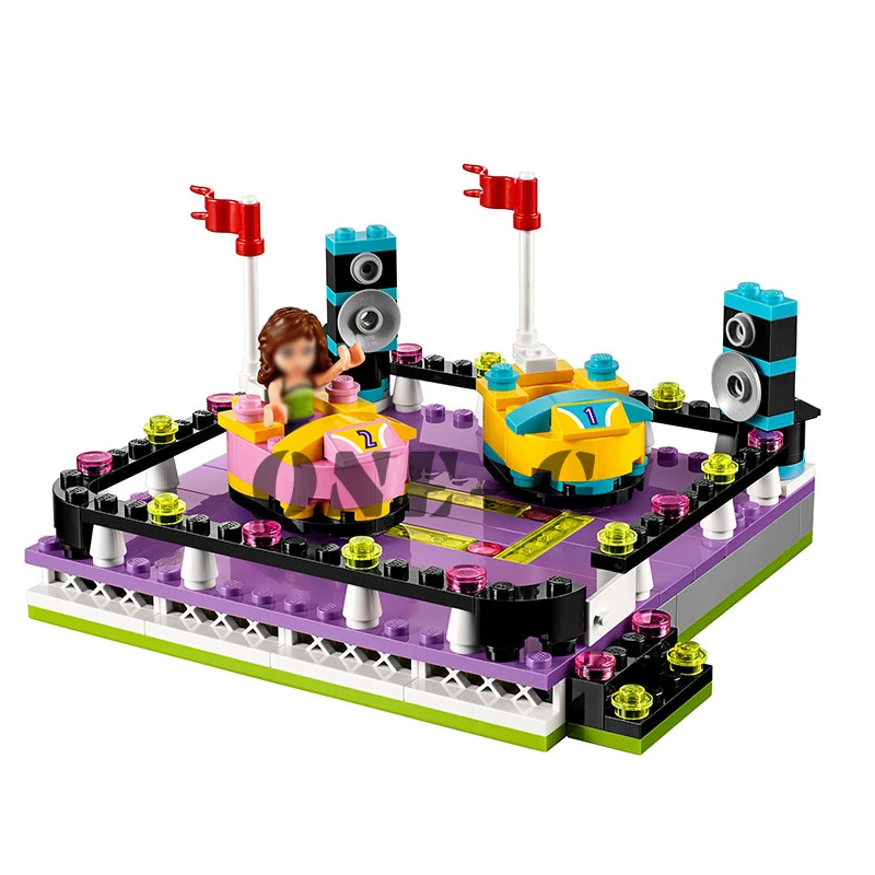 Строительные блоки парк развлечений бампер автомобили 10560 совместимые legoingly