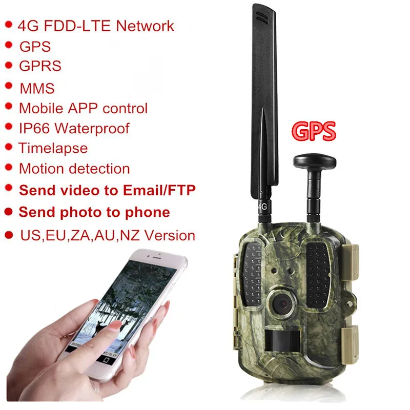 Камера для охоты 4G камера наблюдения за дикой природой 12 МП с GPS|Камеры охоты| |