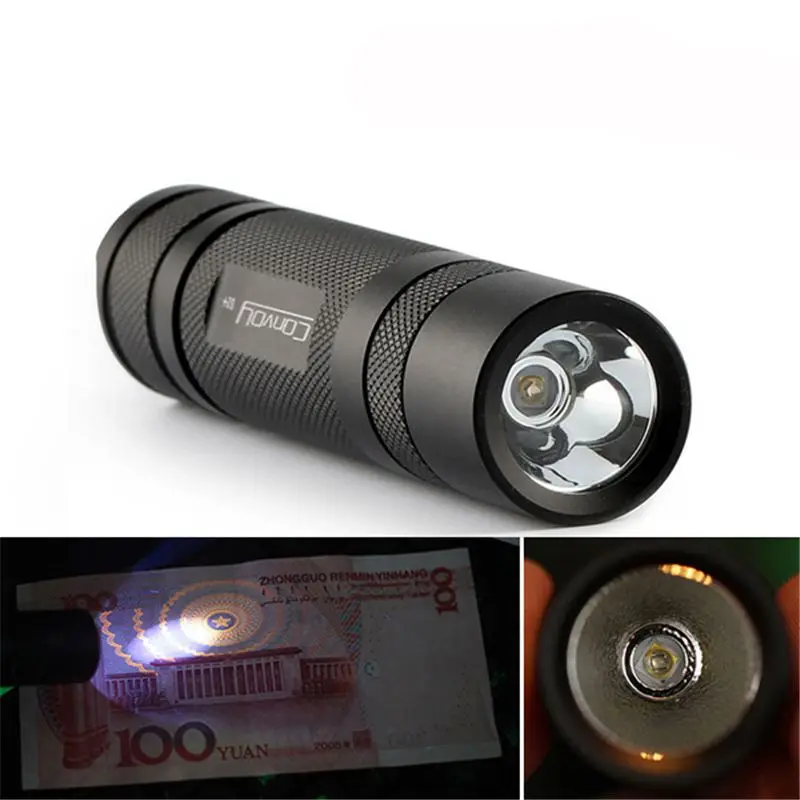 Convoy S2 + Nichia 365nm УФ светодиодный 1 Режим OP рефлекторный фонарик Портативный