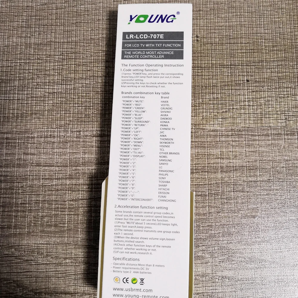 Универсальный пульт дистанционного управления LCD TV LR 707E для LG SONY SAMSUNG Philips HAIER VESTEL