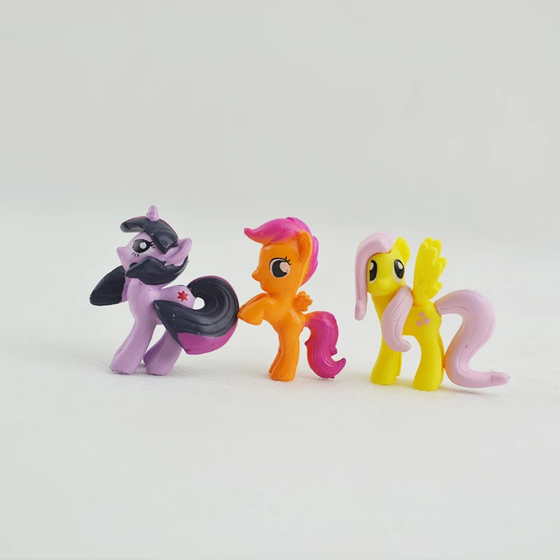 9 шт./набор MLP ПВХ Leuke Paard actiefiguren Aarde Ponies Eenhoorn Pegasus Alicorn аниме фигурка для Meisje