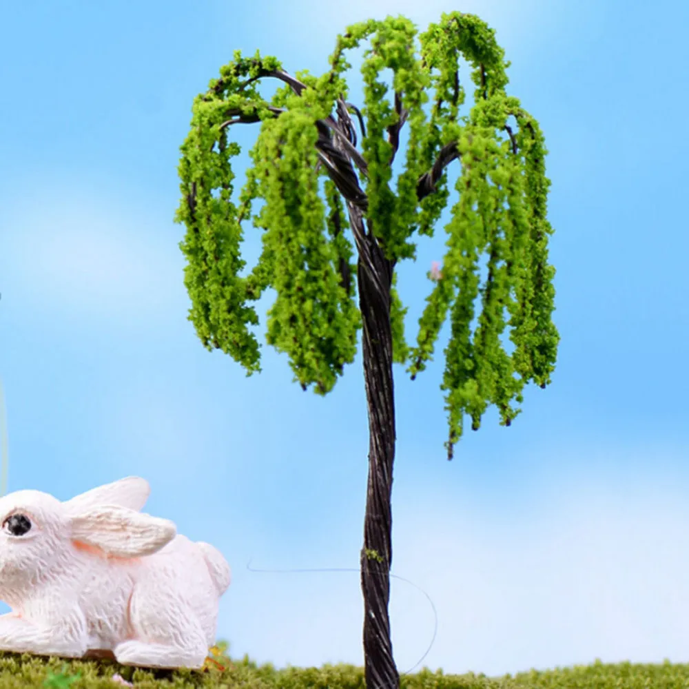 Аксессуары для украшения дома пластиковые поделки кавайные деревья миниатюрный