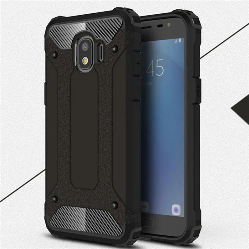 For SM-J250F case Cover Samsung J2 Pro 2018 Case Silicone shockproof Coque Hybrid Armor phone Galaxy J4 J6 | Мобильные телефоны и
