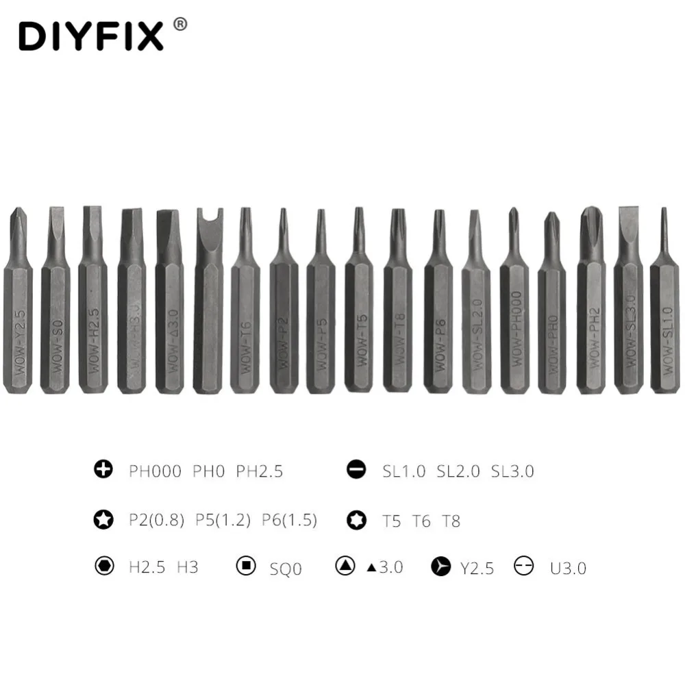 DIYFIX Мини Электрическая отвертка наборы беспроводной батарея мощность с 18 бит магнетизер для мобильного телефона электронный ремонт Tool Kit