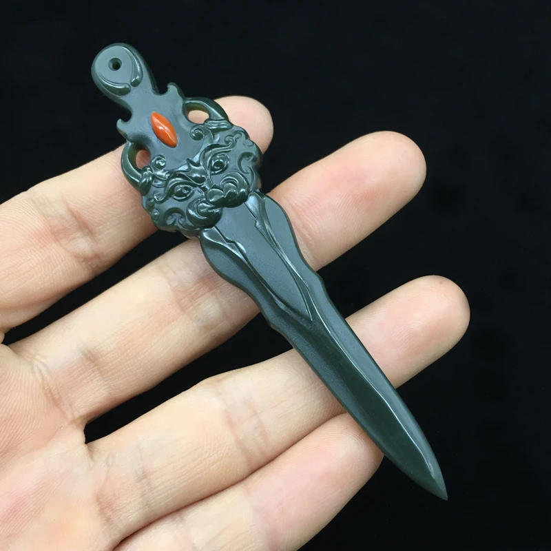 Xinjiang Hetian jade sapphire один прекрасный материал сидящий Лотос Гуаньинь бренд кулон нефритовый Будда Кулон черный нефрит hp311