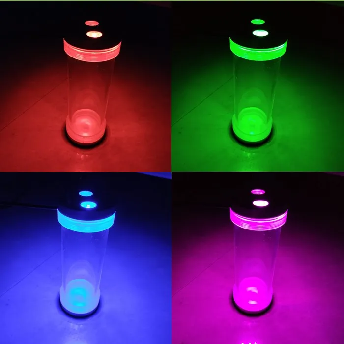 Freezemod RGB резервуар 84 мм цилиндрический резервуар для воды od60 мм компьютерное водяное охлаждение. YSX-RGBS-84