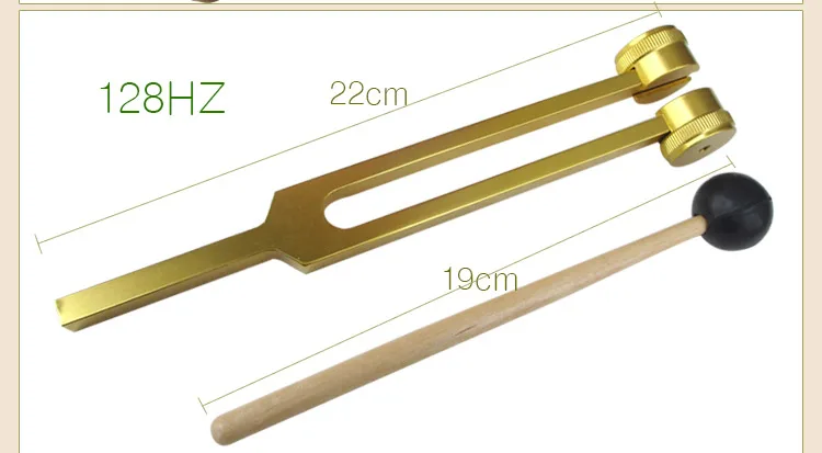 128 Гц алюминий золотистого цвета сплав тюнинг вилка медицинский инструмент