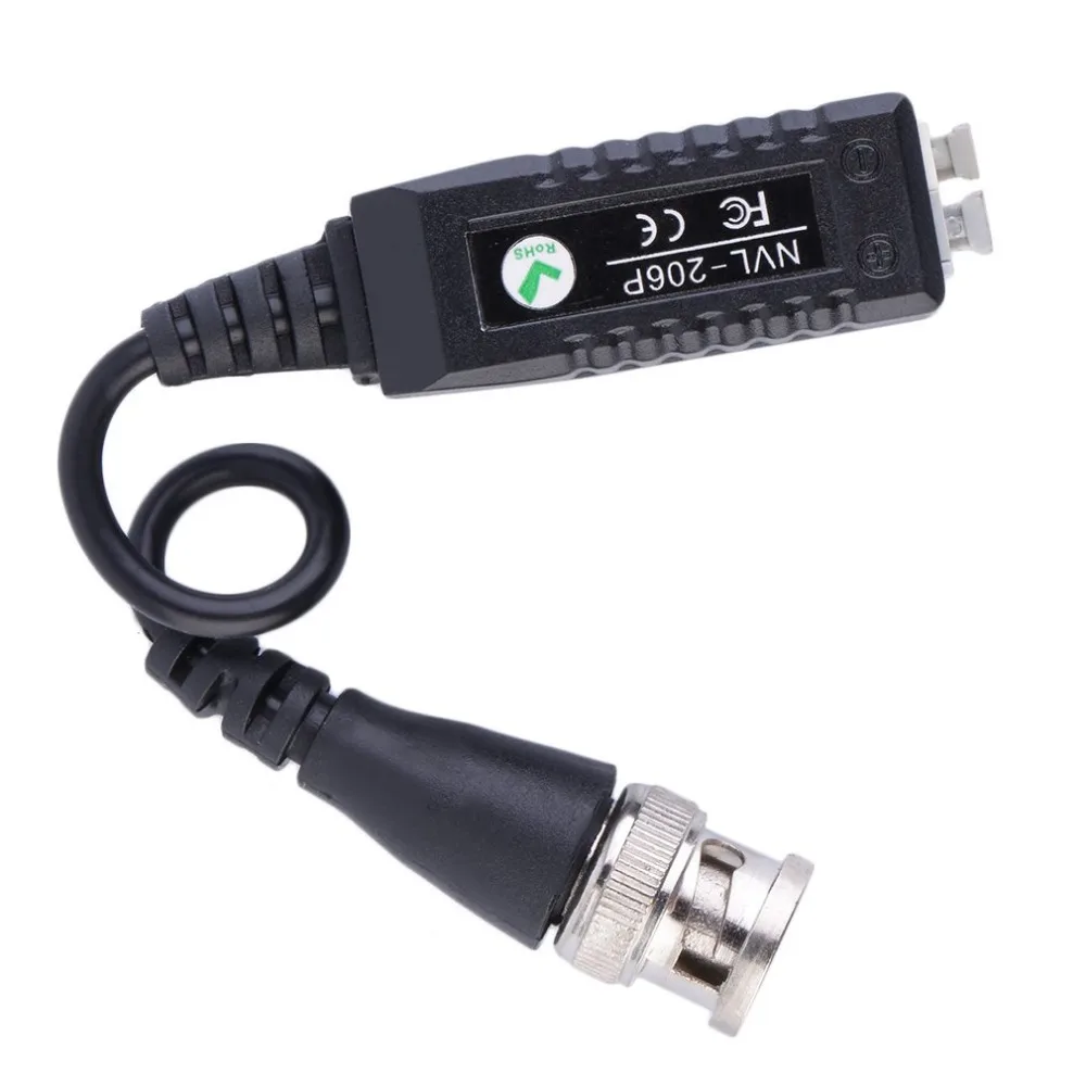 New Arrival 1 Pair HD CCTV Via Twisted Video Balun Transmitter for CVI/TVI/AHD 0-300m Hot | Безопасность и защита