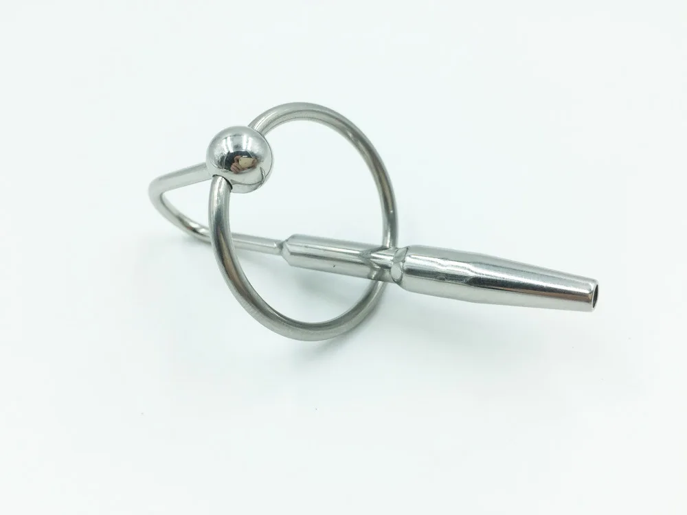 Нержавеющая Сталь Уретры Зажигания С Член Кольцо Растяжка Секс Игрушки Мужской