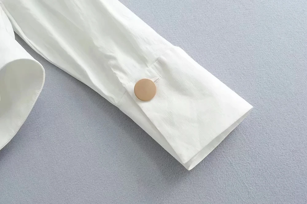 Дизайн Женская Весенняя летняя блузка белая на одно плечо женская s Blusas неровный подол тонкая женская рубашка Топы
