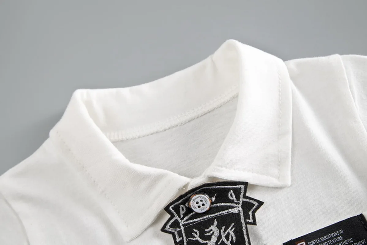 Little Boys Party Clothing Baby 2pieces/Set Sets White Shirt with Tie + Shorts Infant Outfits Set Clothes Suit |