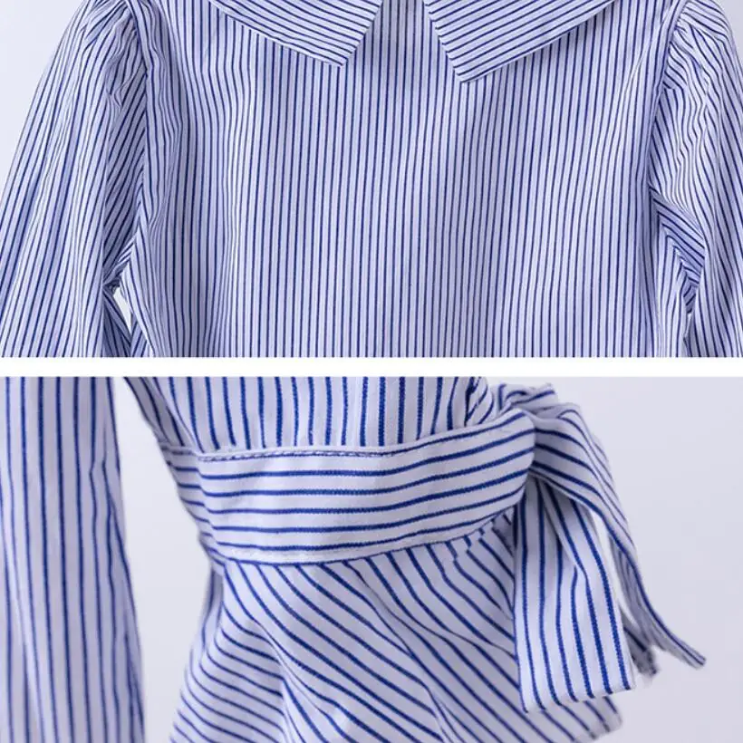 2018 осенний комплект одежды для маленьких девочек подростков комплекты полосатая