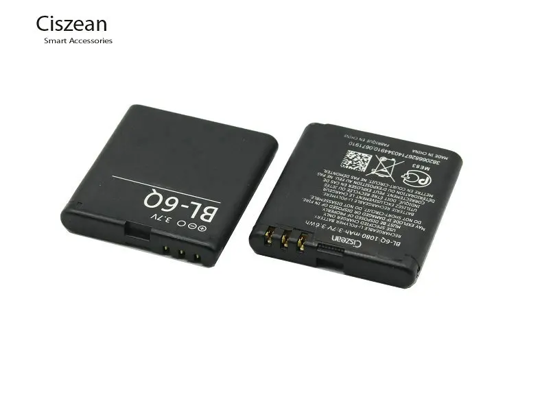 Мобильный телефон Ciszean Сменный аккумулятор для Nokia 6700 Classic 6700C E51i N82 N81 E51 10 шт./лот