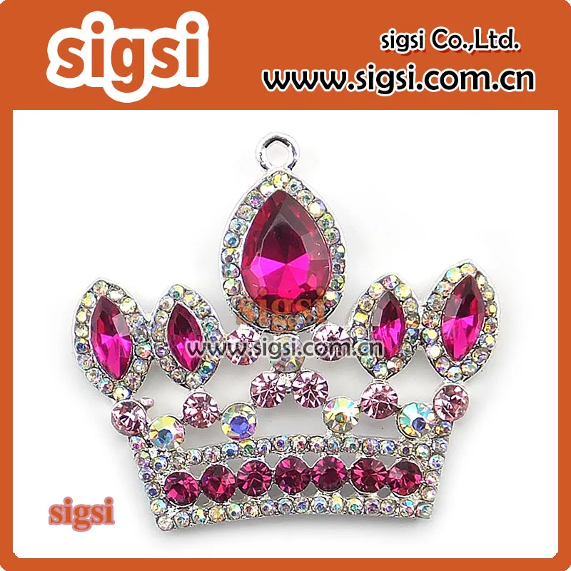 Новейший! Подвеска в виде короны из горного хрусталя 50 мм * 38