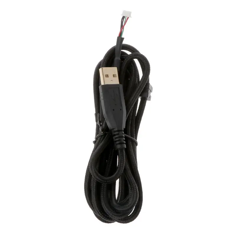 Позолоченный прочный нейлоновый USB кабель для механической клавиатуры сменный
