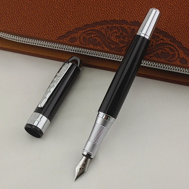 heiqi yinjian Jinhao250 перьевые ручки Роскошные чернильные ручки Dolma Kalem каллиграфия ручки для школы Mon Blanc подарочная ручка каллиграфия Монт Бланко - Цвет: heiqi yinjian