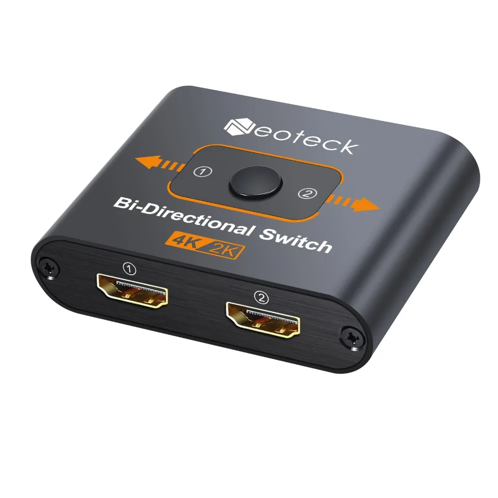 4K двунаправленный HDMI переключатель Поддержка 3D 2 в 1 выход с USB кабель питания более стабильный Переключатель HDMI 2 порта HDMI коммутатор