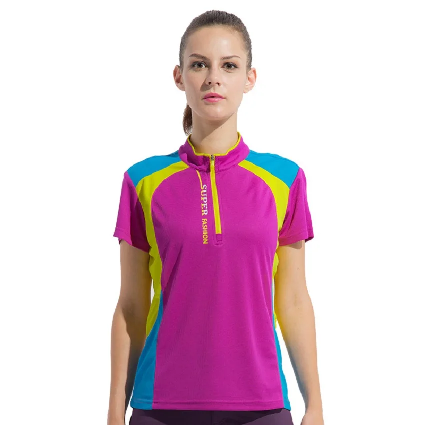 Женская быстросохнущая футболка Mountainskin дышащая для активного отдыха походов