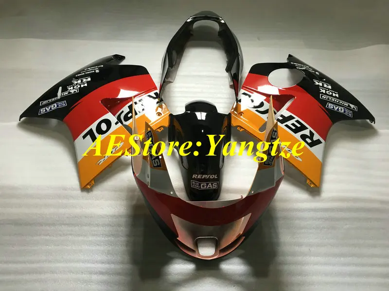 Комплект обтекателей для CBR1100XX 97 00 02 03 07 CBR1100 CBR 1100XX 1997 2000 2003 2007 ABS красная
