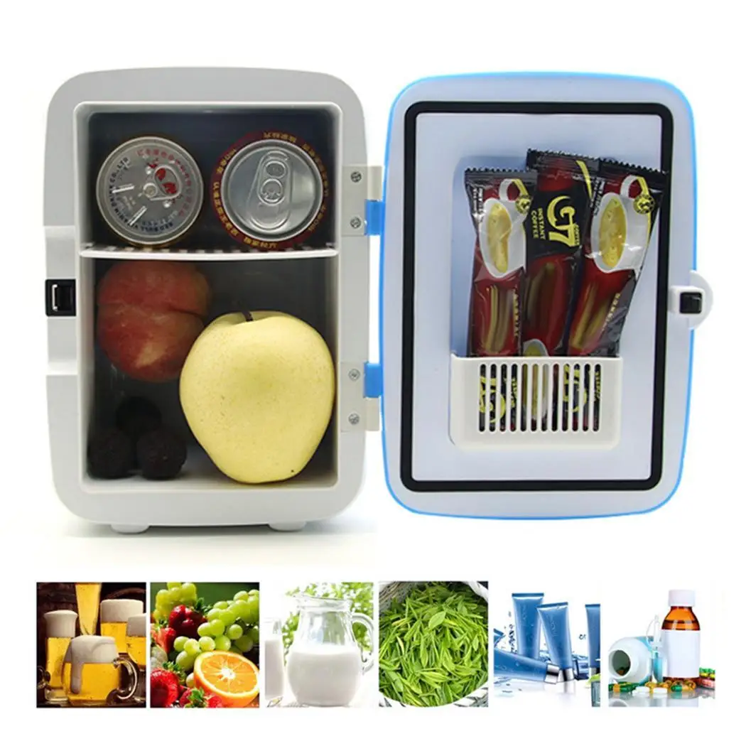 Автомобильный холодильник 4L портативный мини Горячий высокий до 65C и холодный 1 8