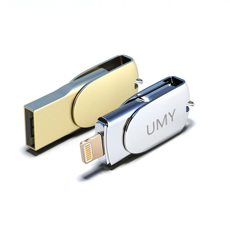 USB флеш-накопитель 128 ГБ на заказ, 64 ГБ, флеш-накопитель для iPhone, 32 ГБ, 16 ГБ, 64 ГБ, 128 ГБ, флеш-память для iPad, USB Освещение