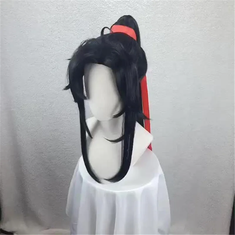Гроссмейстер демонического культивирования молодой Вэй Wuxian Yiling патриарх косплей парик китайское аниме Волшебные предки Косплей волосы