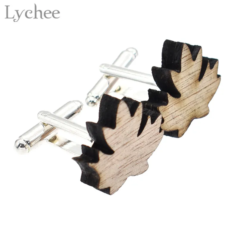 Lychee 1 пара Запонки в форме животных из мультфильма милые запонки унисекс сердца d