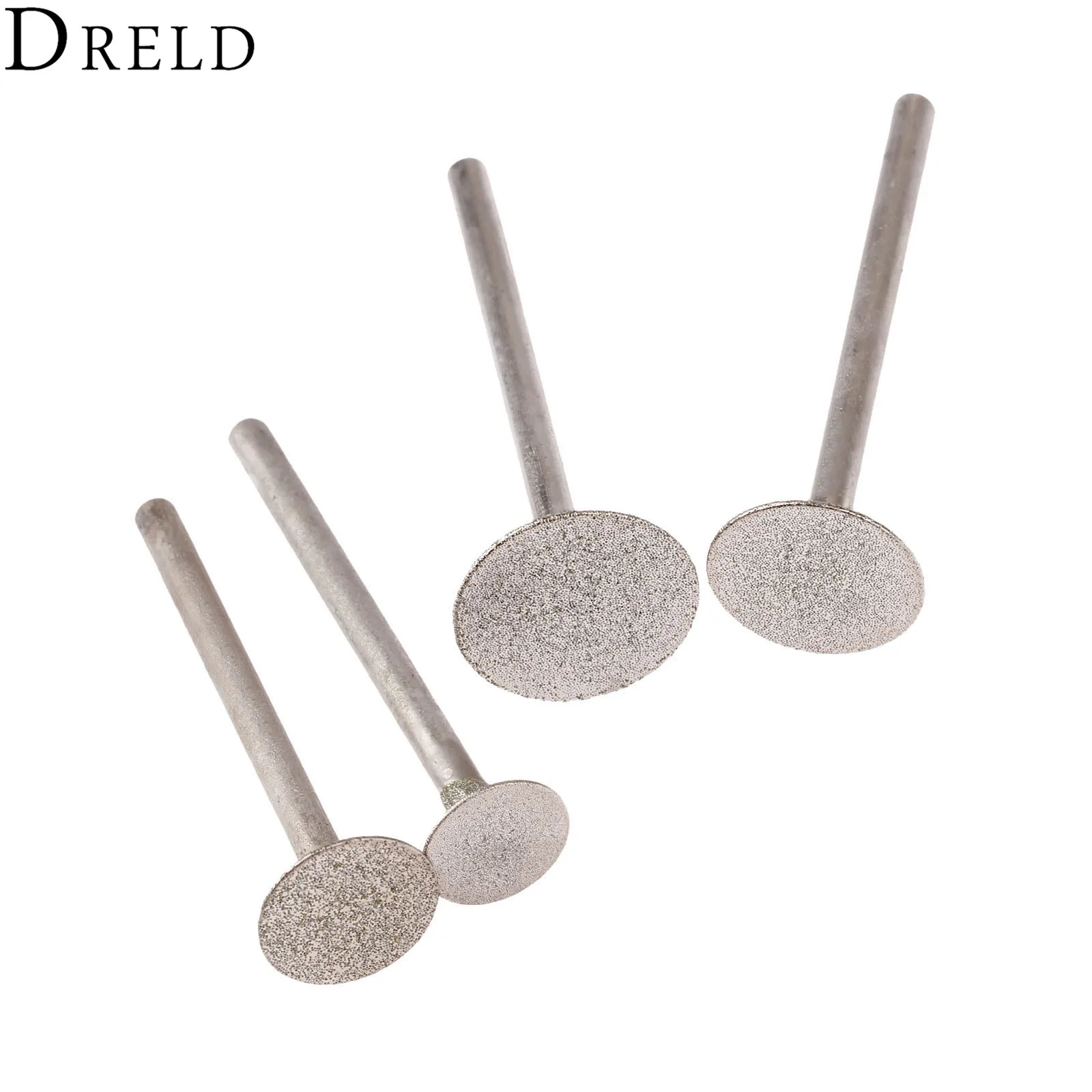 DRELD 4 шт. Аксессуары Dremel 3 мм хвостовик Алмазная точечная Шлифовальная головка камень нефрит резьба полировка Гравировка Инструменты