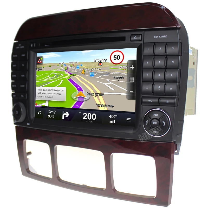 Автомобильный DVD GPS плеер Neu 7 дюймов СБ Navi Android 10 стерео для Mercedes Benz S Class W220 W215 S280 S320