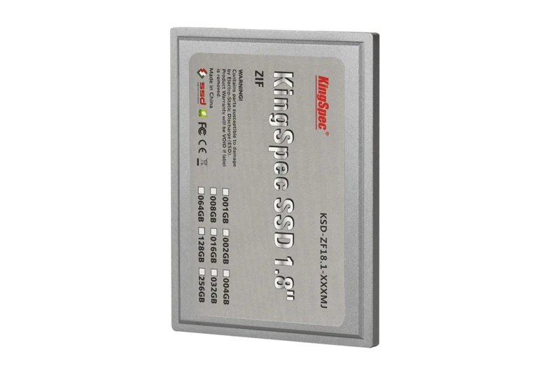 L hdd SSD 128 ГБ ssd Kingspec 1.8 ''ZIF ATA IDE 120 Solid State Disk MLC Для SONY DELL ASUS SAMSUNG Бесплатно