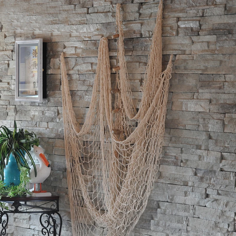 Fishing net white Романтичный светильник 3 м с зажимом DIY фото на заказ украшение стены старинные рыболовные сети бар вечерние Декор стены Свадебные украшения - Цвет: Fishing net white