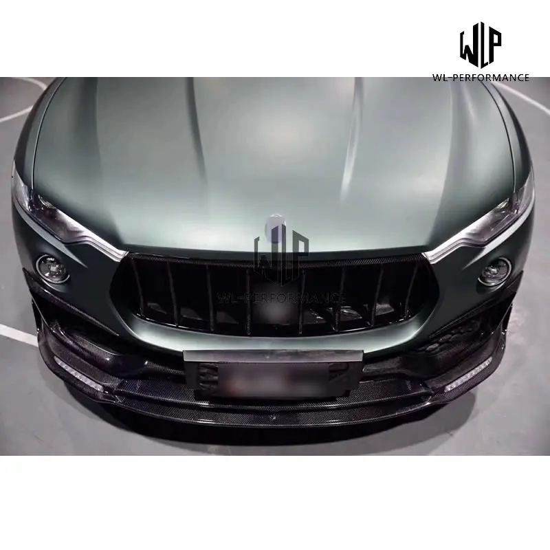Высококачественный карбоновый передний разделитель задний диффузор наборы для тела Maserati Levante Mansory style автомобильный Стайлинг