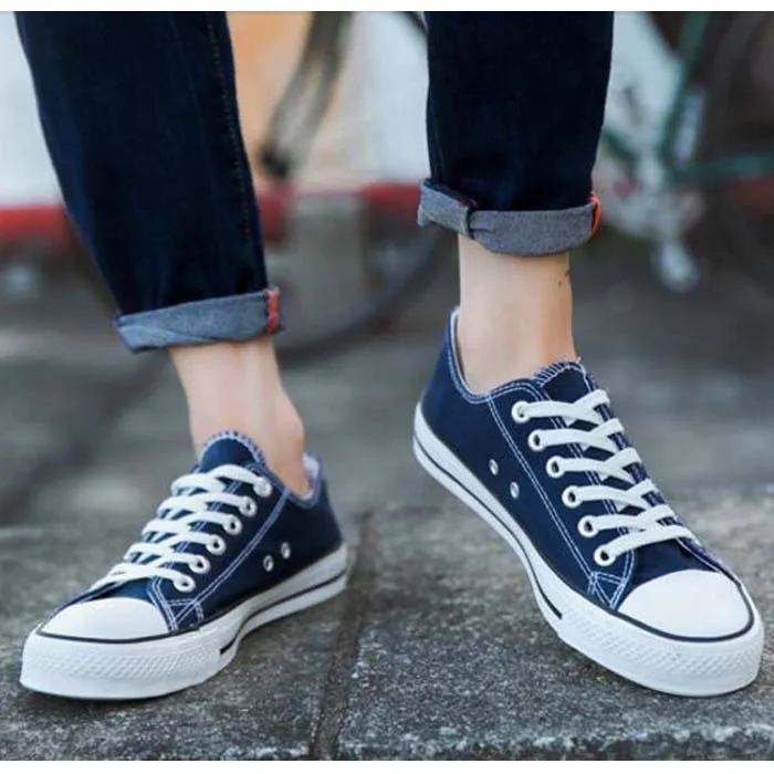 Модная новинка Мужская парусиновая Обувь На Шнуровке повседневная обувь на