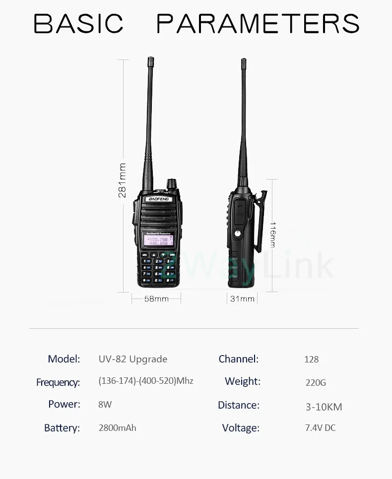 BaoFeng UV-82 рация 8 Вт U/V Baofeng UV 82 гарнитура рация 10 км Baofeng 8 Вт Радио uv 9r ham радио 10 км